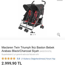 Maclaren Maclaren Quest Baston Bebek Arabasi