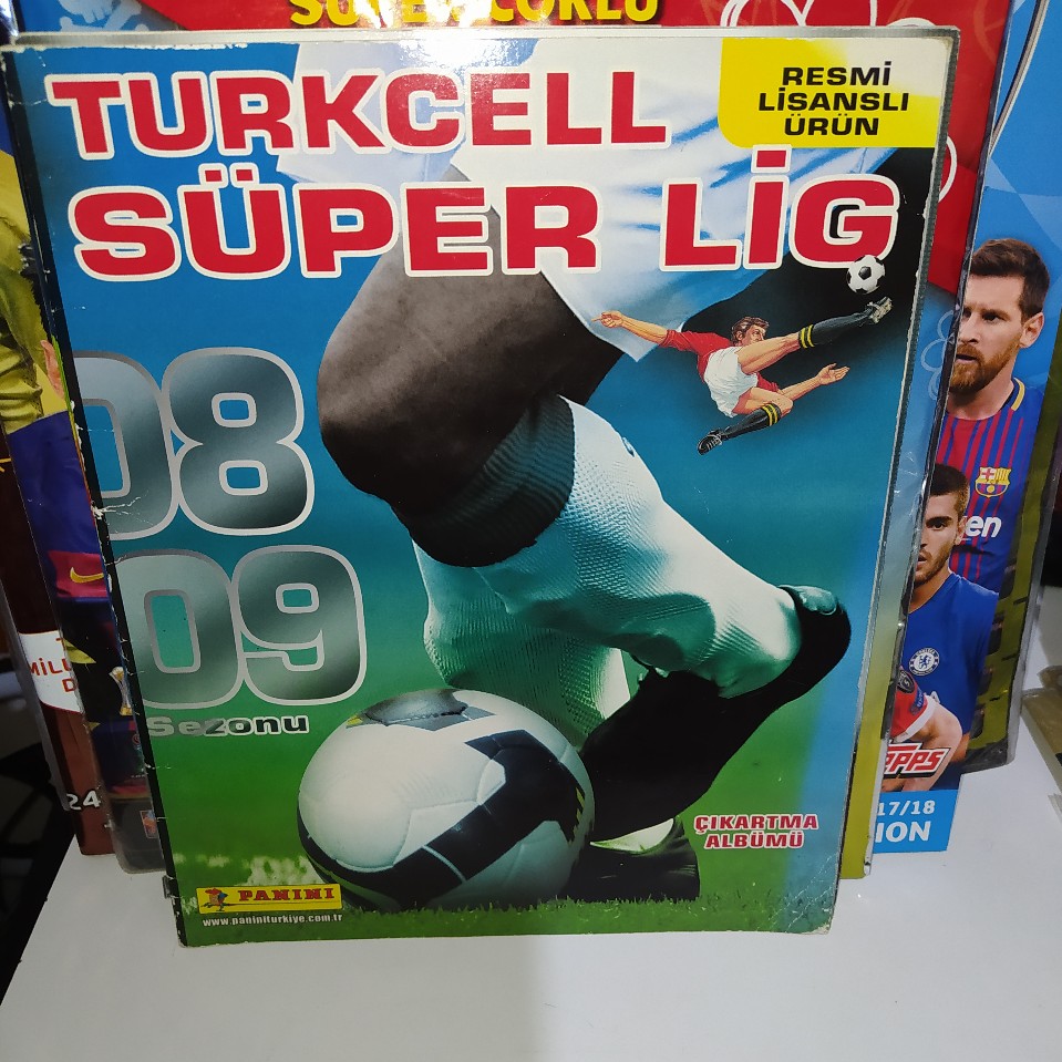 Bustina pochettes figurine Superlig Turkcell strikers new Panini 