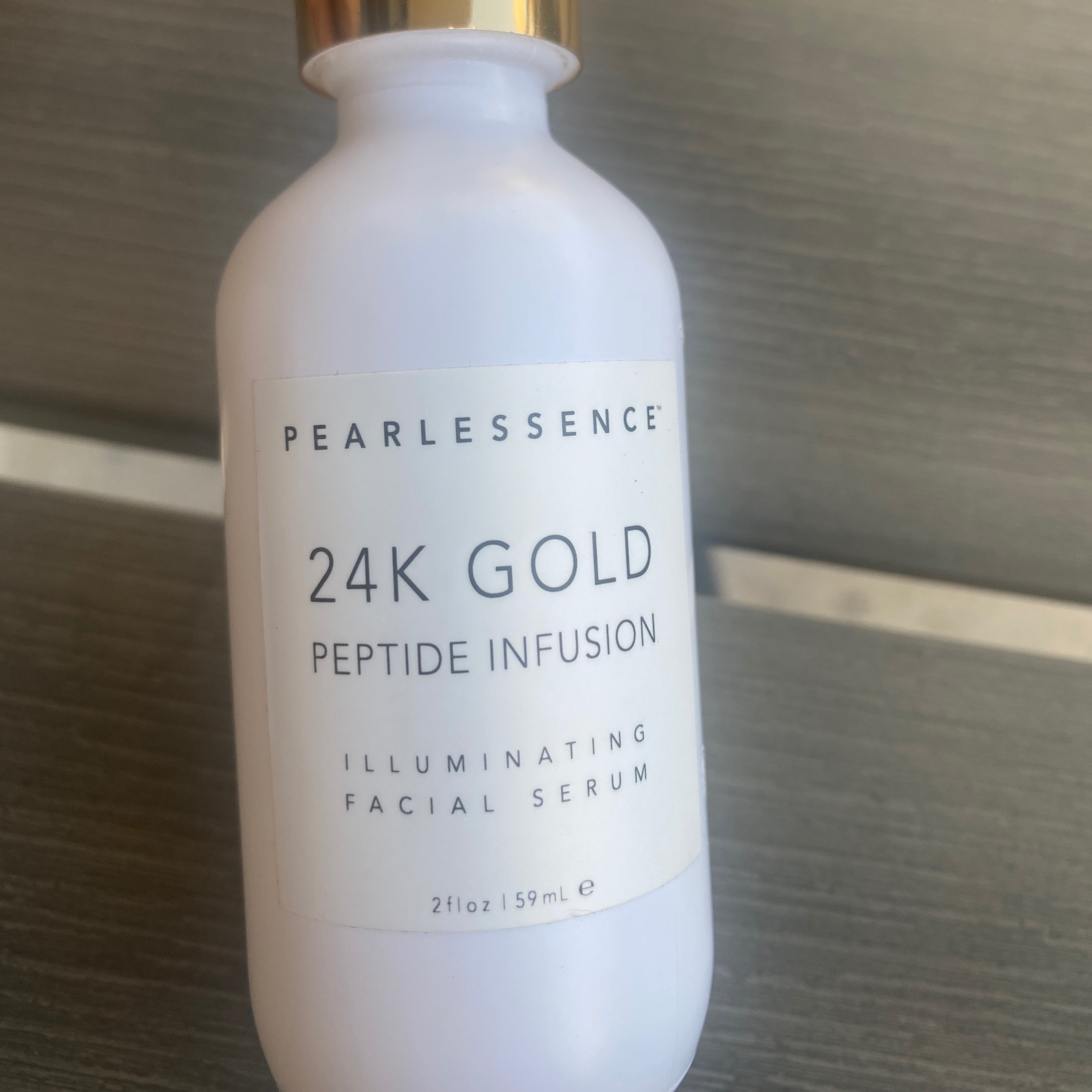 PEARLESSENCE  24K Gold Facial Serum, Peptide Infusion - 2 oz