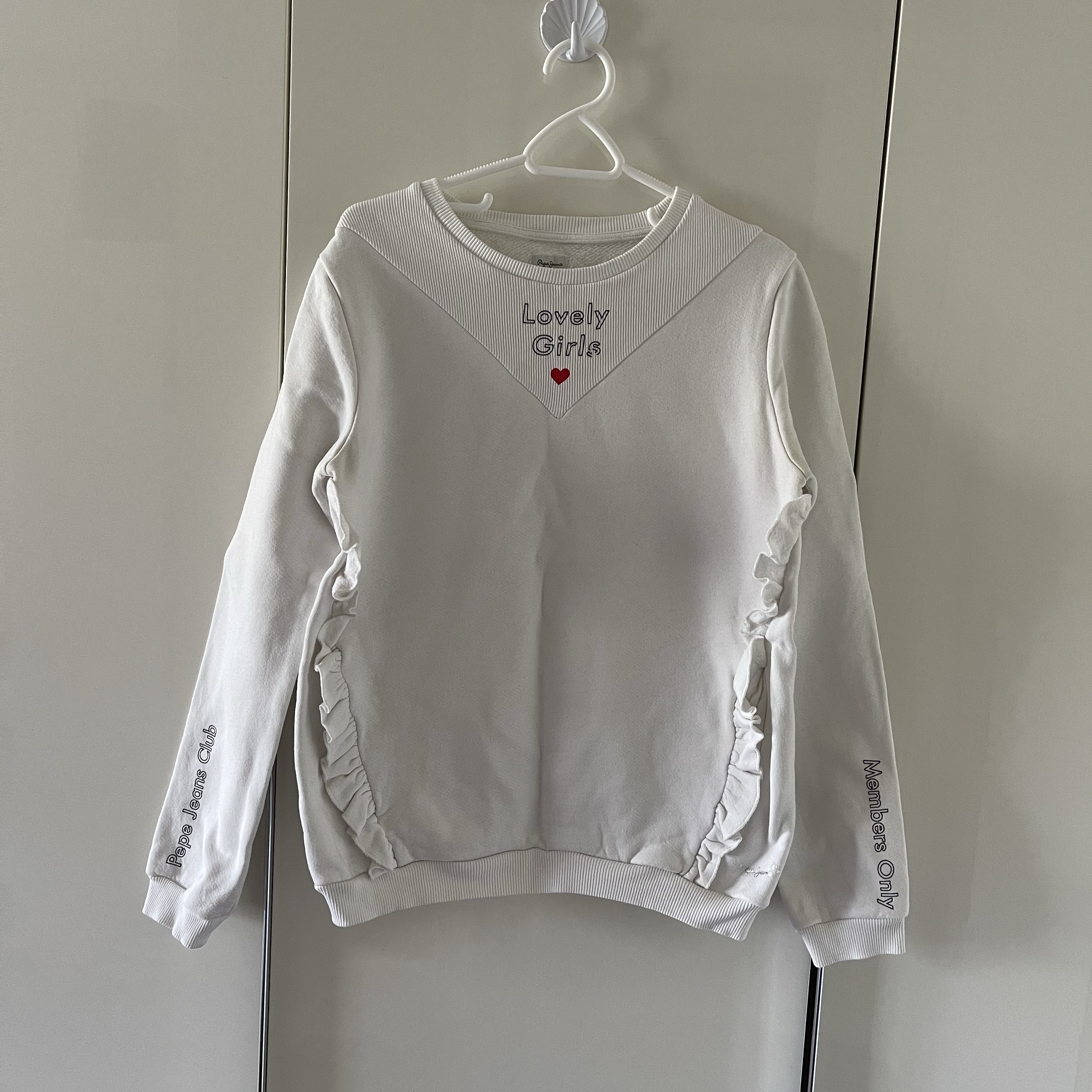 Pepe jeans shop white sweatshirt