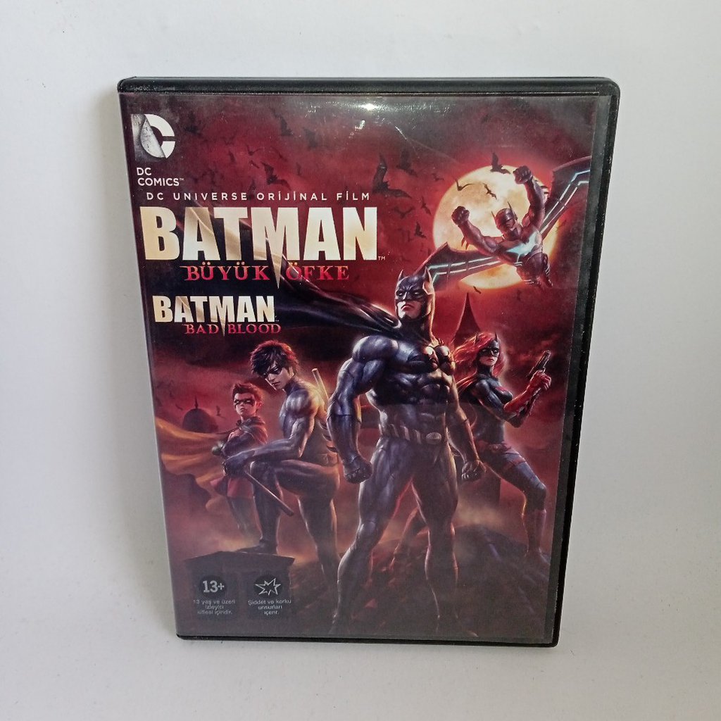 DİĞER Dvd Batman büyük öfke, Türkçe dublaj ve altyazı seçenekli,